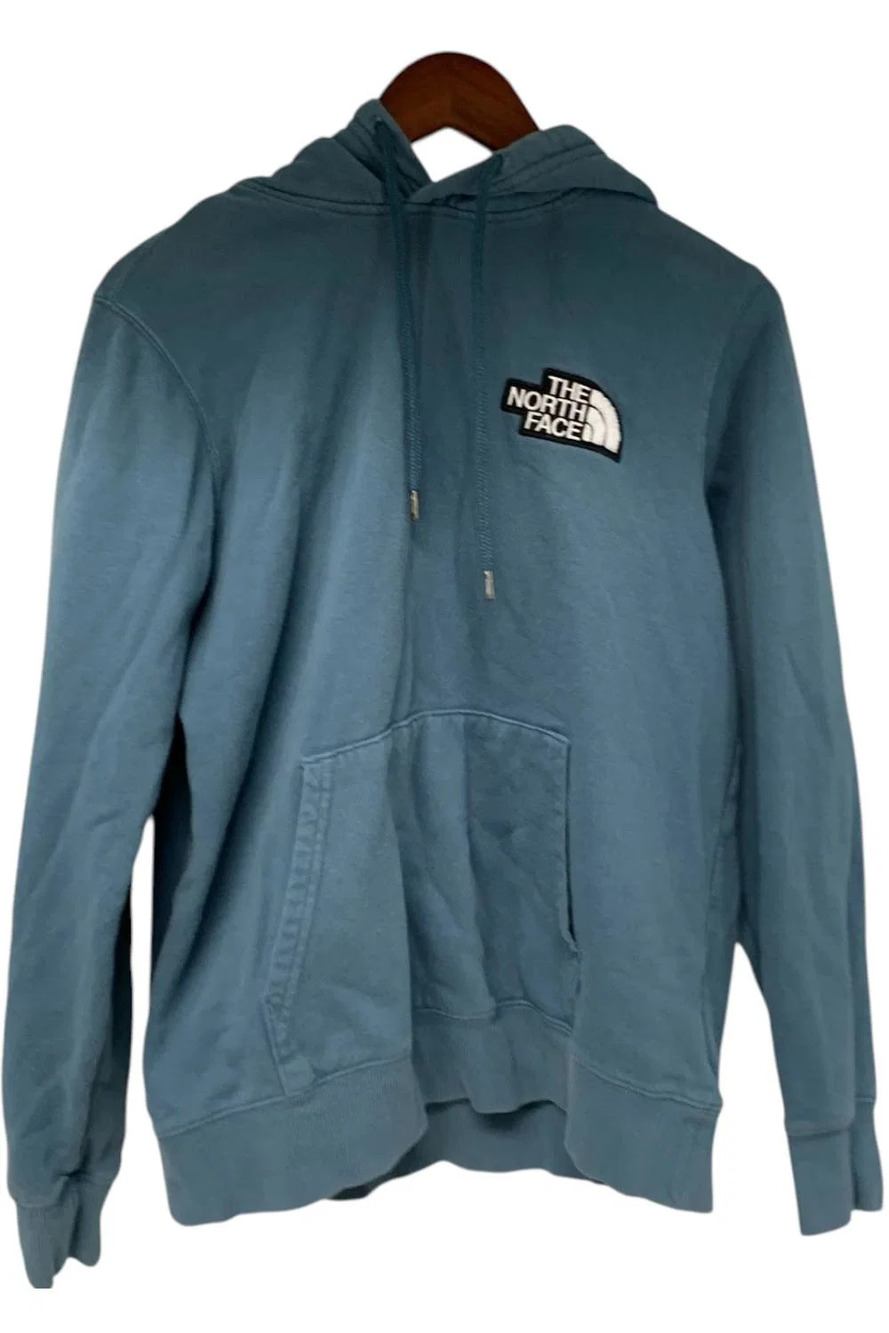 The North Face Women's Hoodie Sweatshirt Box Logo Gorpcore Medium Blue - Regular